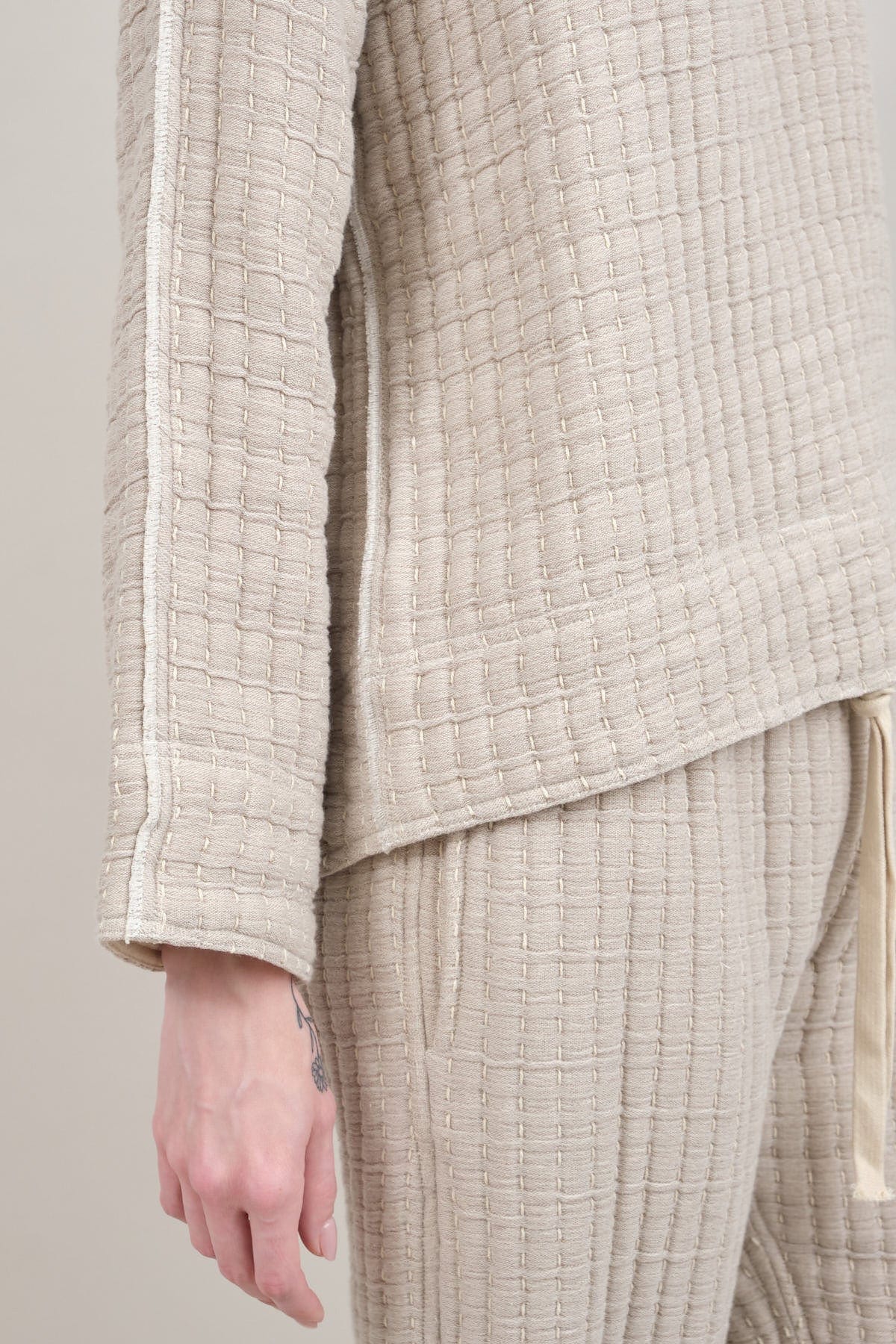 Sleeve and hemline on Together Sweatshirt