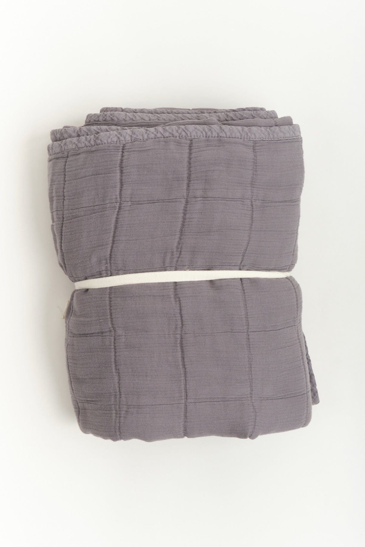 OONA Home Bedding Plaid Bed Covers Shadow / 49" L X 63" W