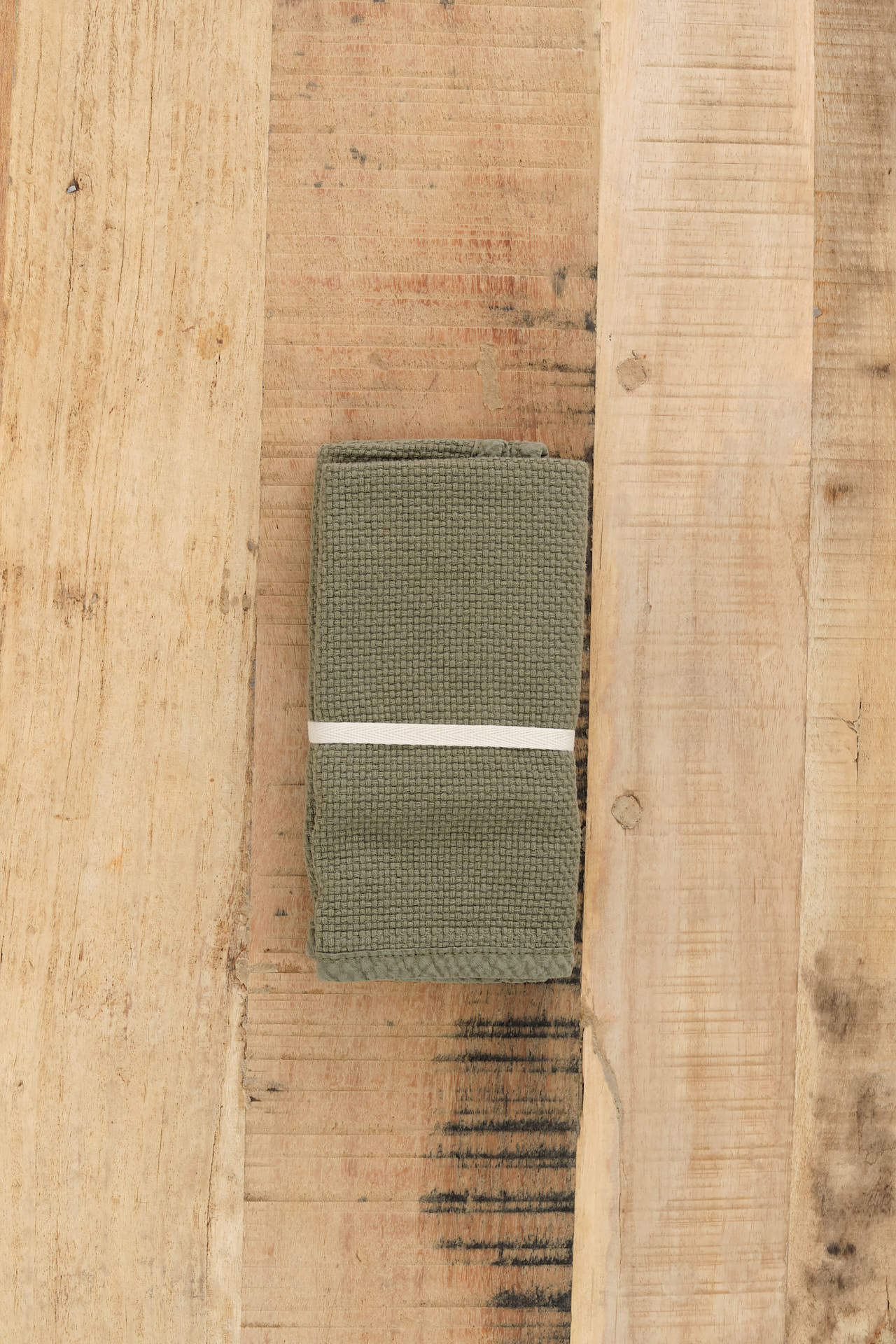 OONA Home Bath Towels The Washcloth Olive / 12" L X 20" W