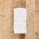 OONA Home Bath Towels The Washcloth White / 12" L X 20" W