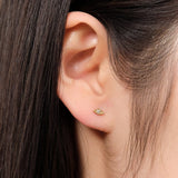 Pamela Love Jewelry Earrings Eye Stud Earring 14K Yellow Gold / Single