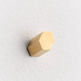 Light + Ladder Home Objects Parallax Brass Wall Hook Hex / 1” X 1” X 1”