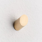 Light + Ladder Home Objects Parallax Brass Wall Hook Round / 1” X 1” X 1”