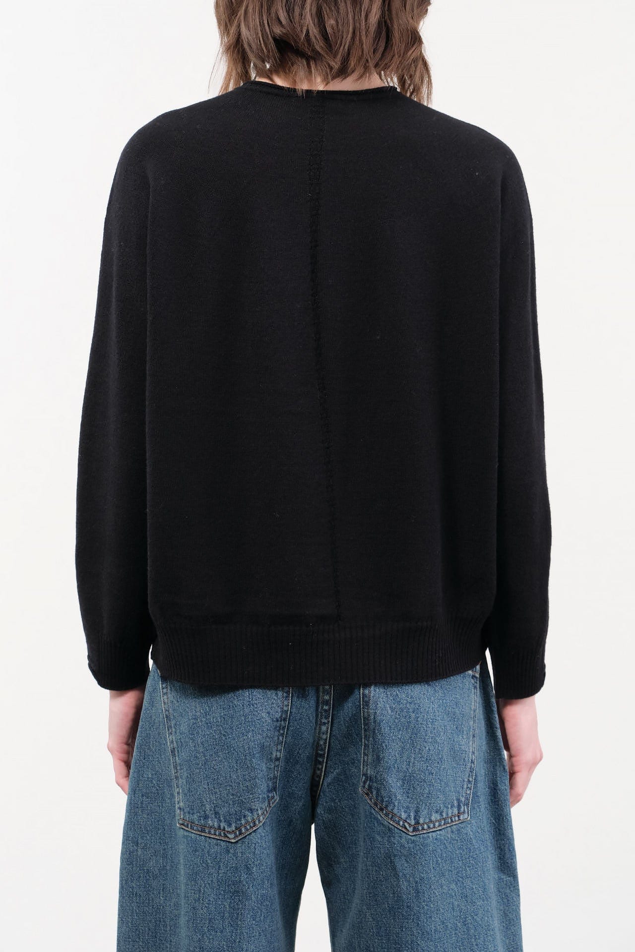 Pas de Calais Apparel Womens Sweaters Airy Wool Crew Neck Pullover