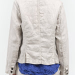 Back view of Classic Linen Jacket