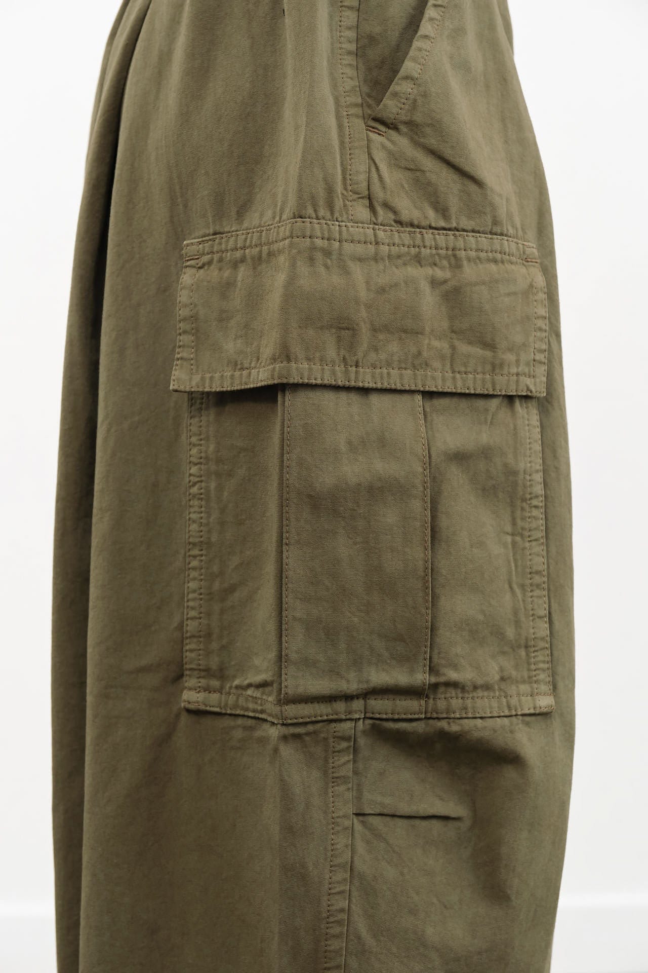Pas de Calais Apparel Womens Pants Cotton Grosgrain Cargo Pants