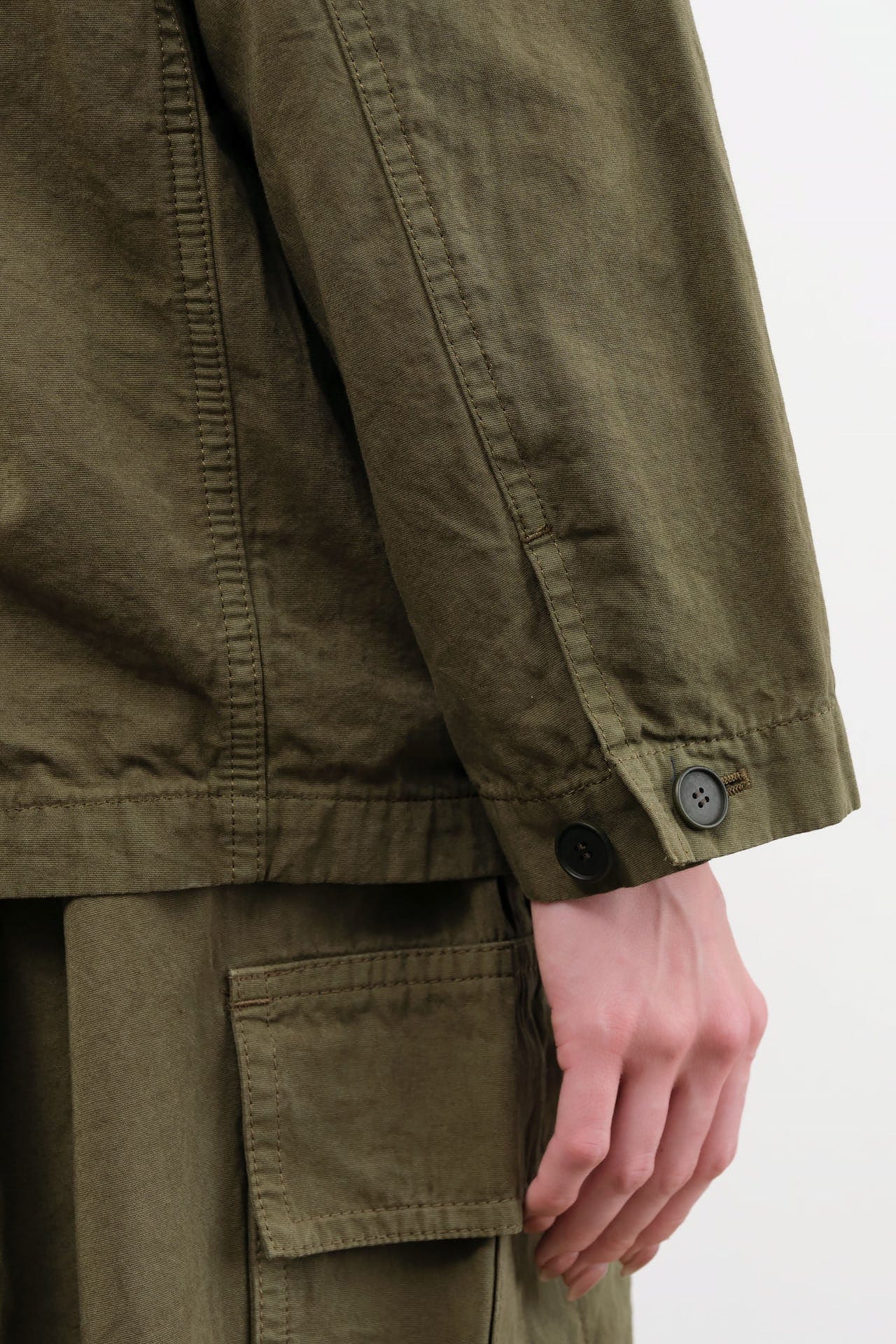 Pas de Calais Apparel Womens Jackets Cotton Grosgrain Hunting Jacket