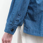 Sleeve and hem view of Denim Coverall Jacket