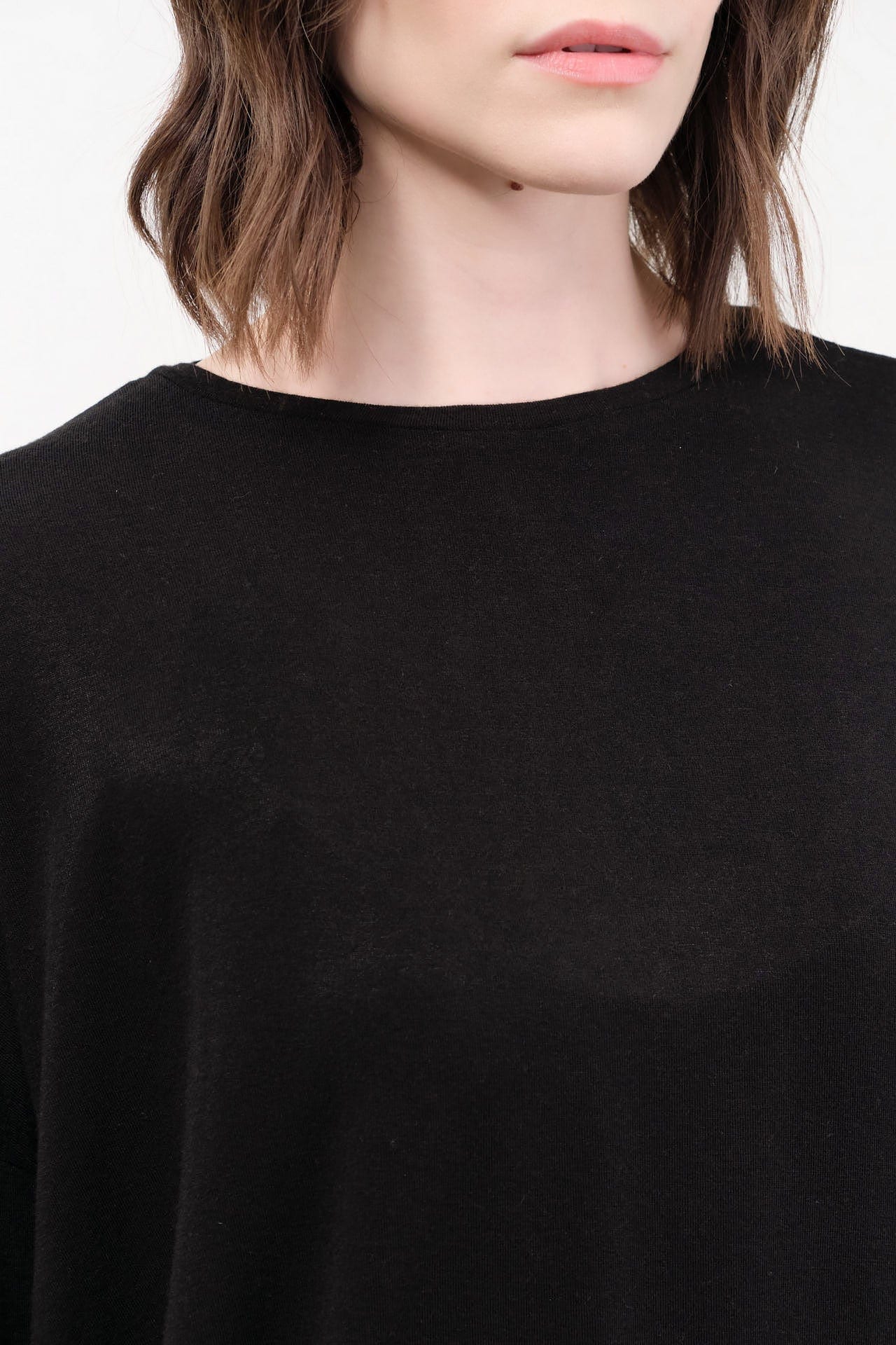 Pas de Calais Apparel Womens Sweaters Lyocell Cashmere Crewneck Jersey Pullover