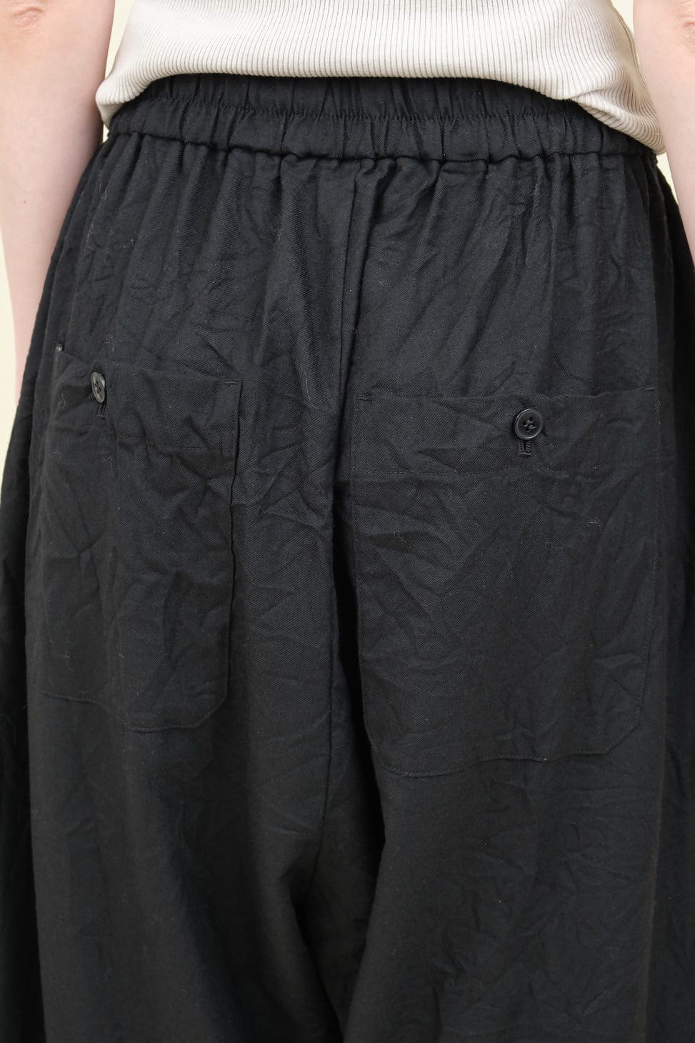 Back of Milled Twill Pants