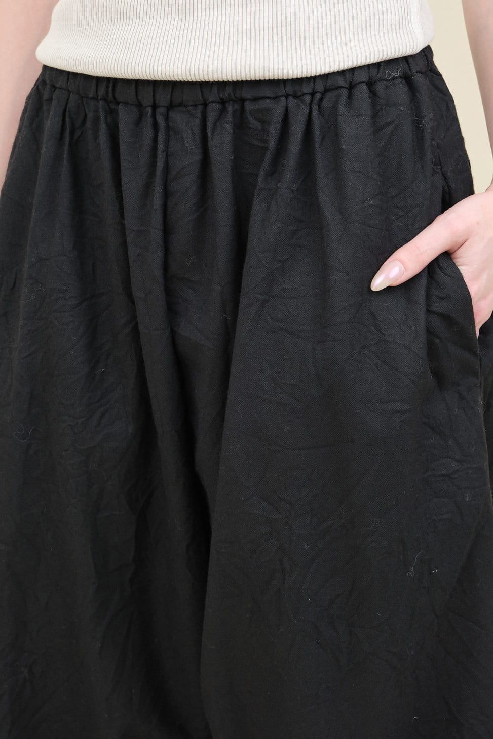 Pocket on Milled Twill Pants