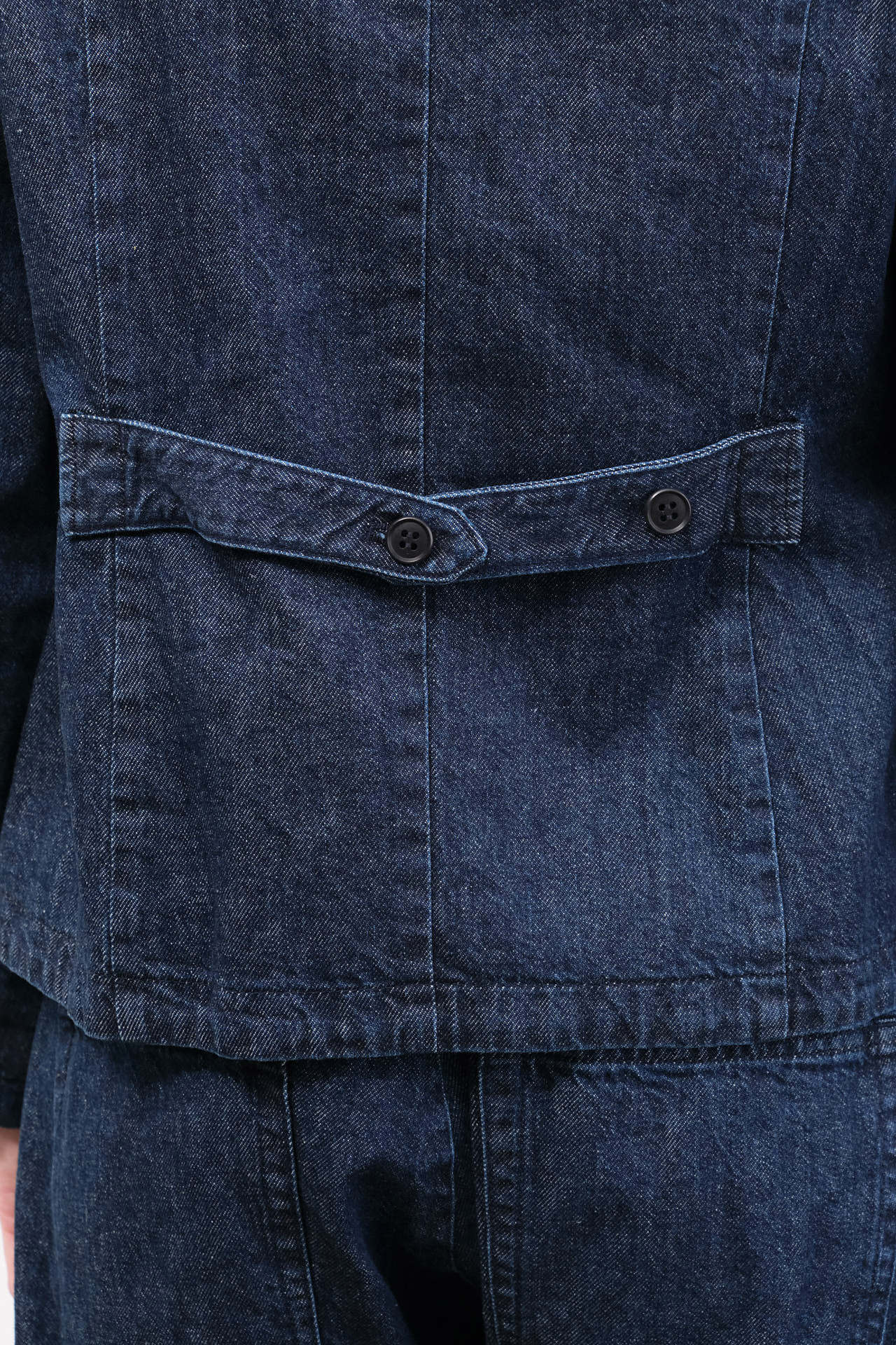 Pas de Calais Apparel Womens Jackets Natural Denim Tailored Jacket