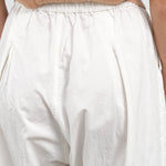 Back waistband view of Pleated Wide Pants