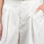 Waistband view of Pleated Wide Pants