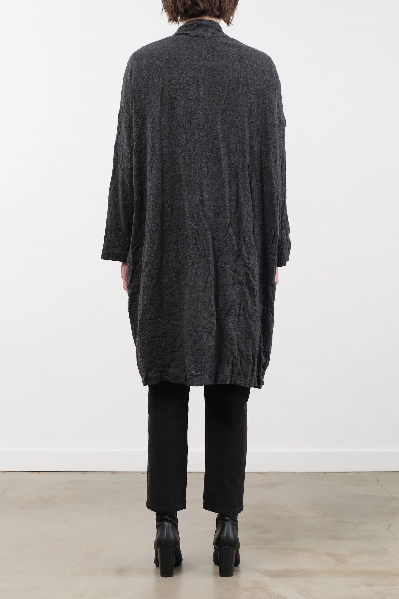 Pas de Calais Apparel Womens Outerwear Refined Wool Gauze Coat