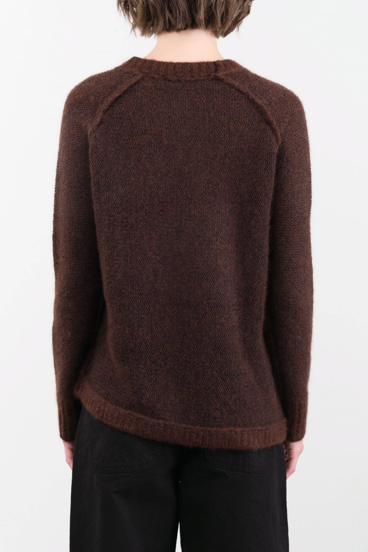 Paychi Guh Apparel Womens Sweaters Dreamy Marled Crew