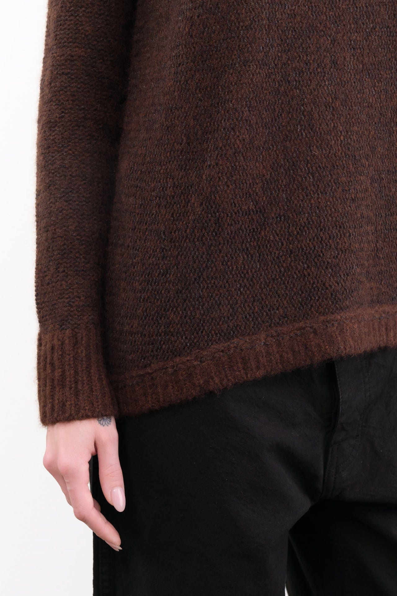 Paychi Guh Apparel Womens Sweaters Dreamy Marled Crew