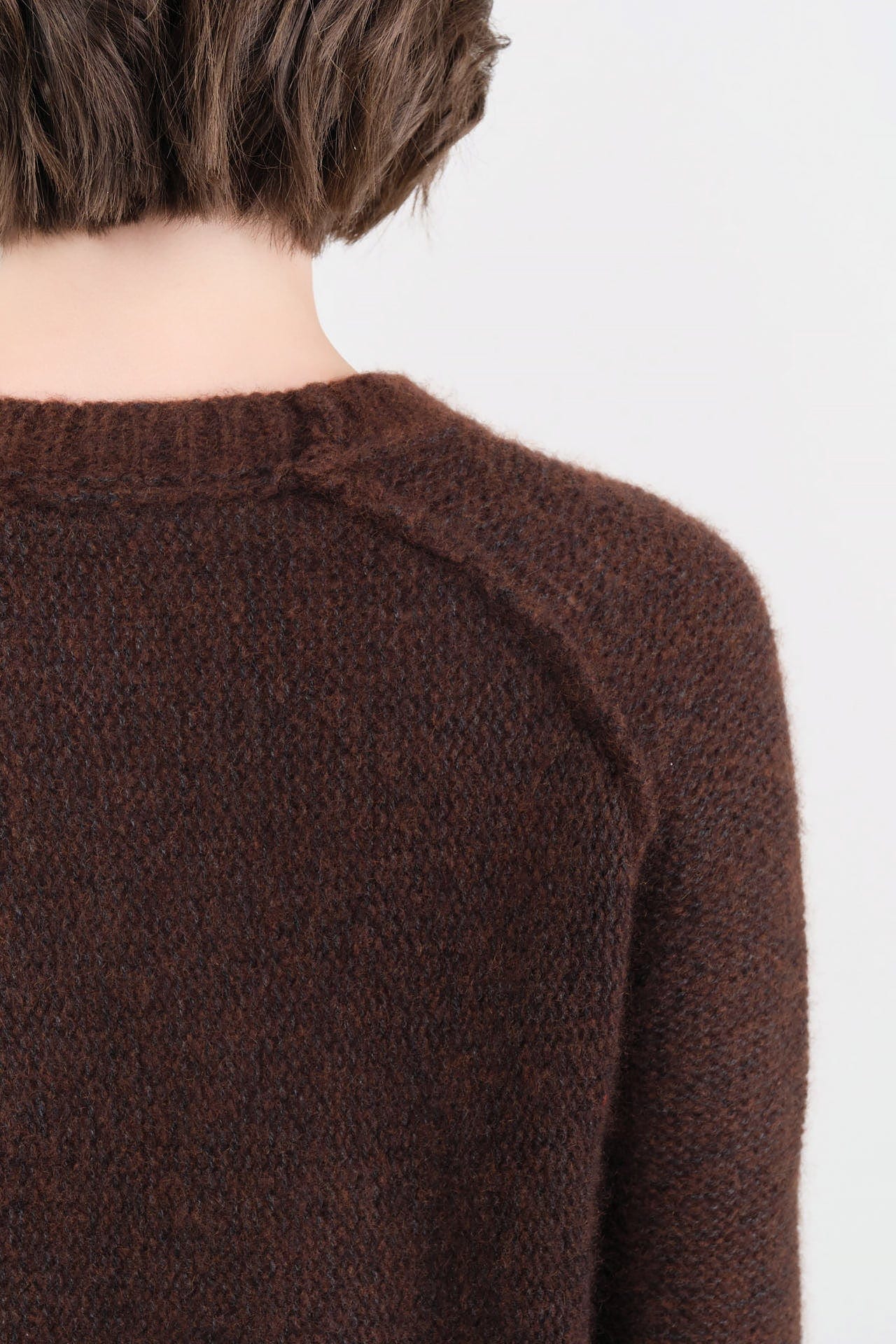 Paychi Guh Apparel Womens Sweaters Dreamy Marled Crew
