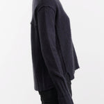 Paychi Guh Apparel Womens Sweaters Dreamy V-Neck Pullover in Black