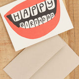People Ive Loved Craft Stationery Birthday Lips Card