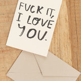 People Ive Loved Craft Stationery Fuck It Card