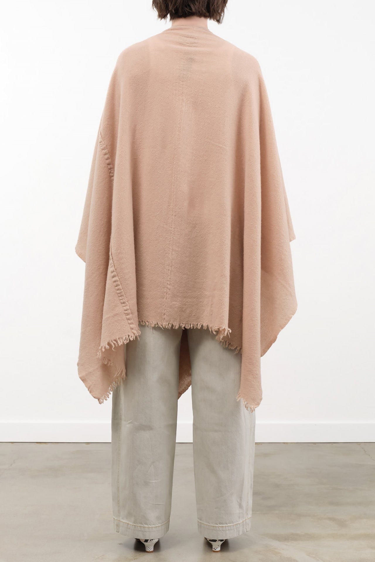 Private 0204 Accessories Scarves 1810 Pucho Cashmere Vintage Finish Scarf Sanda / One Size