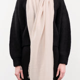 Private 0204 Accessories Scarves 601 Net Cashmere Scarf in Champagne Champagne / One Size