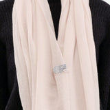 Private 0204 Accessories Scarves 601 Net Cashmere Scarf in Champagne Champagne / One Size
