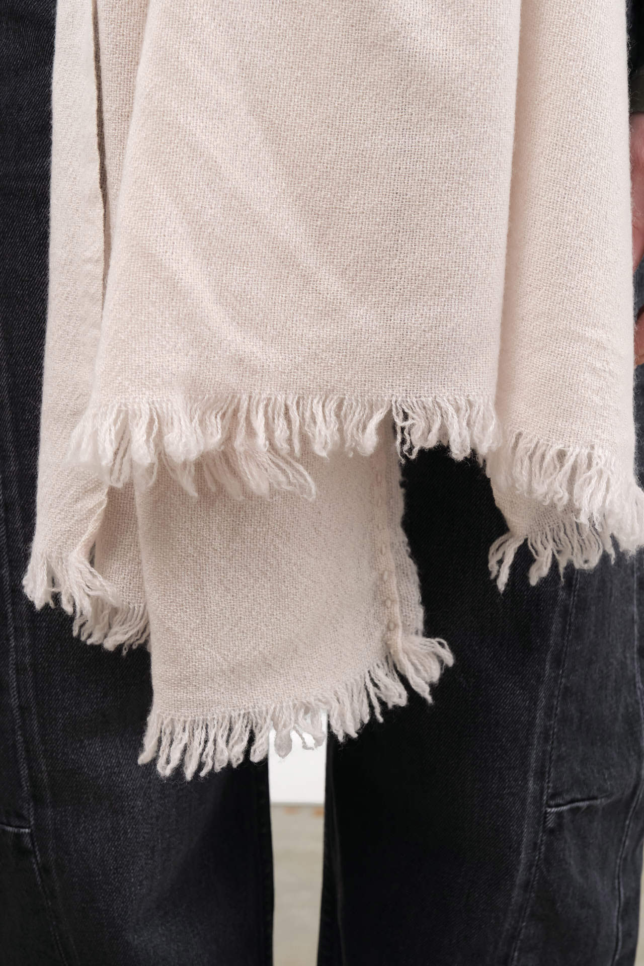 Private 0204 Accessories Scarves 615 Simple Picco Cashmere Scarf in Champagne Champagne / One Size