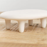 Tina Frey Designs Home Kitchen Serving Puddle Small Elevated Platter White