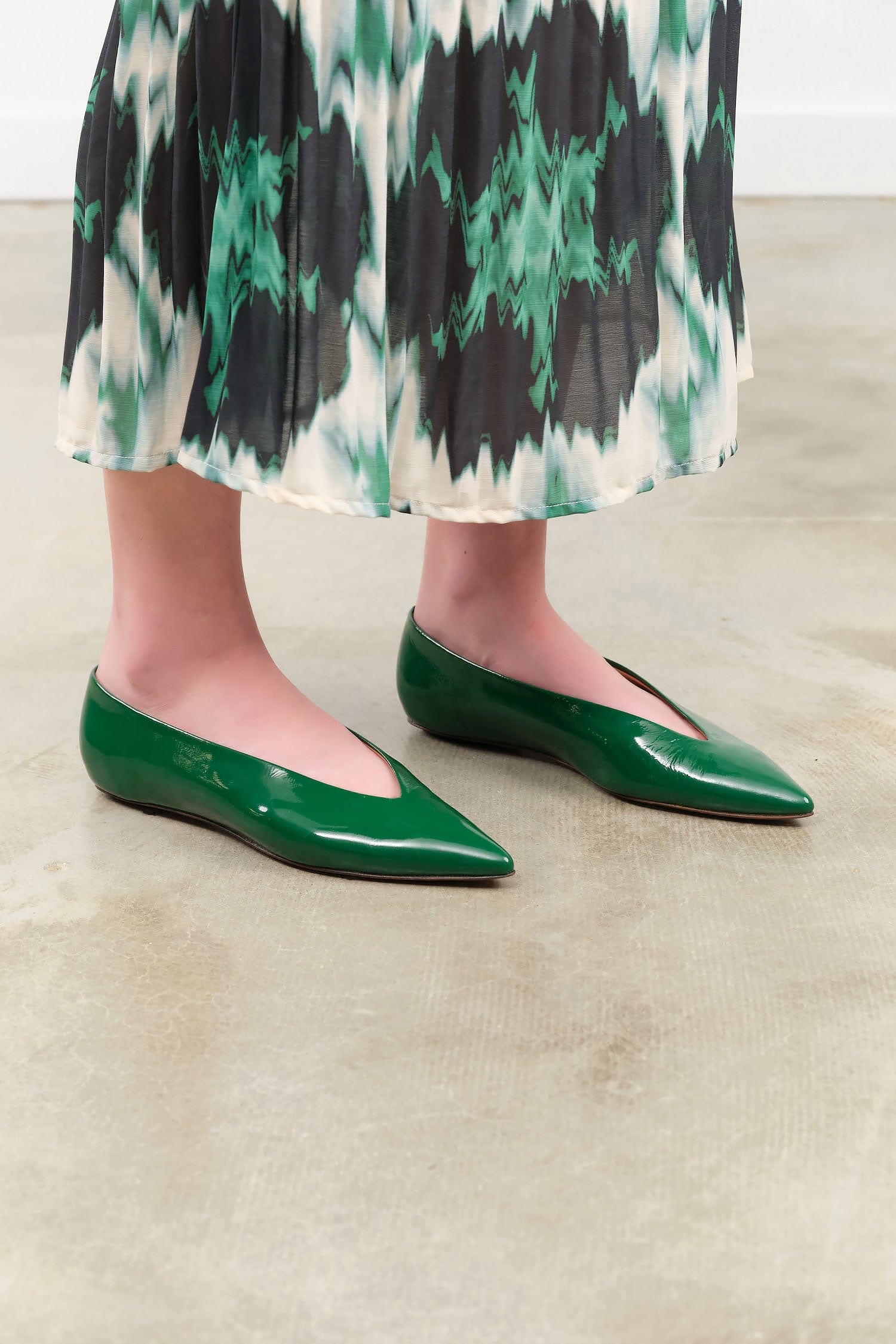 Rachel Comey Accessories Womens Shoes Everleigh Ballet Flat Malachite / 5
