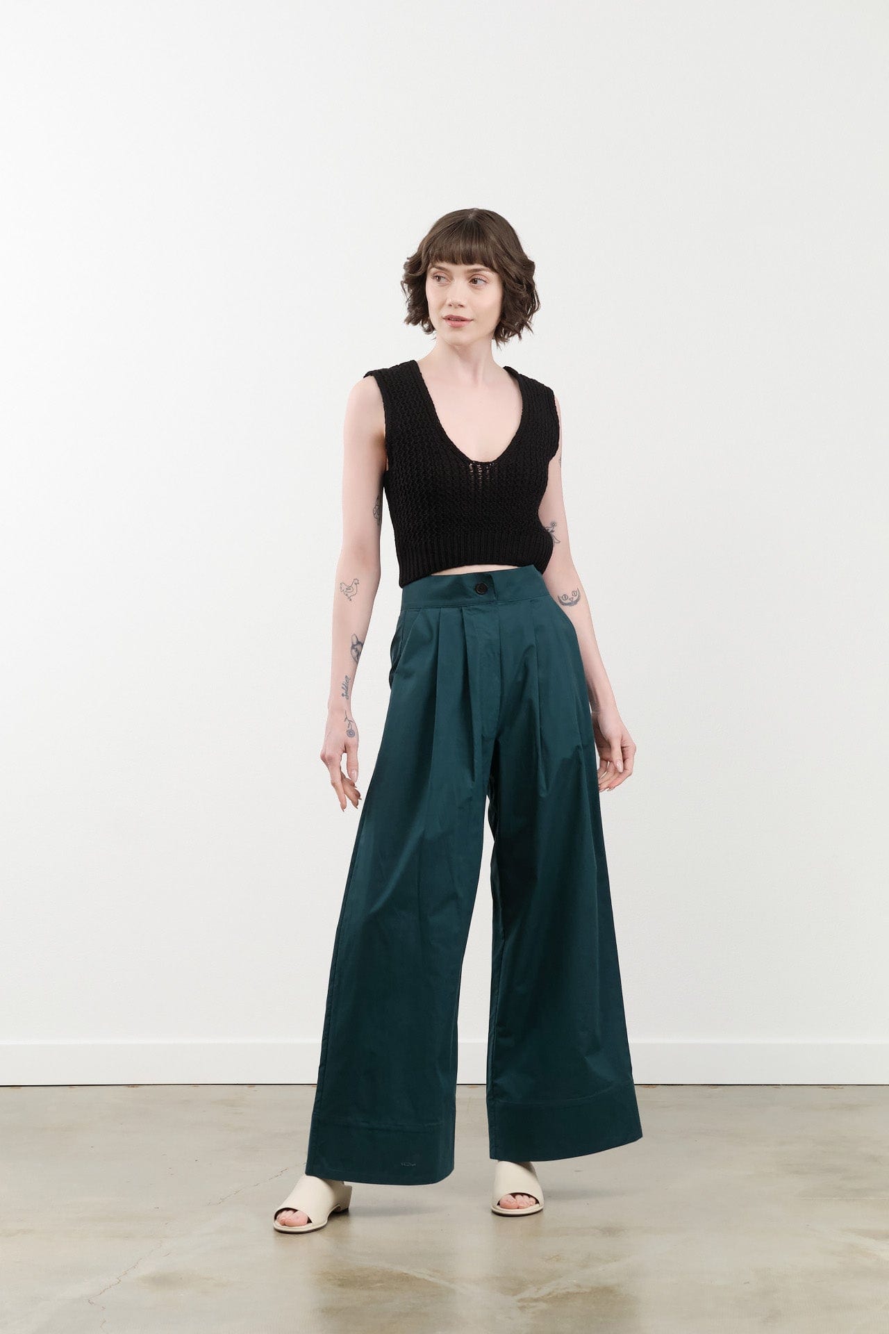 Rachel Comey Apparel Womens Pants Coxsone Pant in Dark Juniper