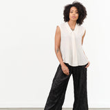 Rachel Comey Apparel Womens Pants Coxsone Pant in Fleur Du Mal Black Fleur Du Mal Black / 0