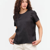 Rachel Comey Apparel Womens Blouses Delmara Top in Black Black / 00