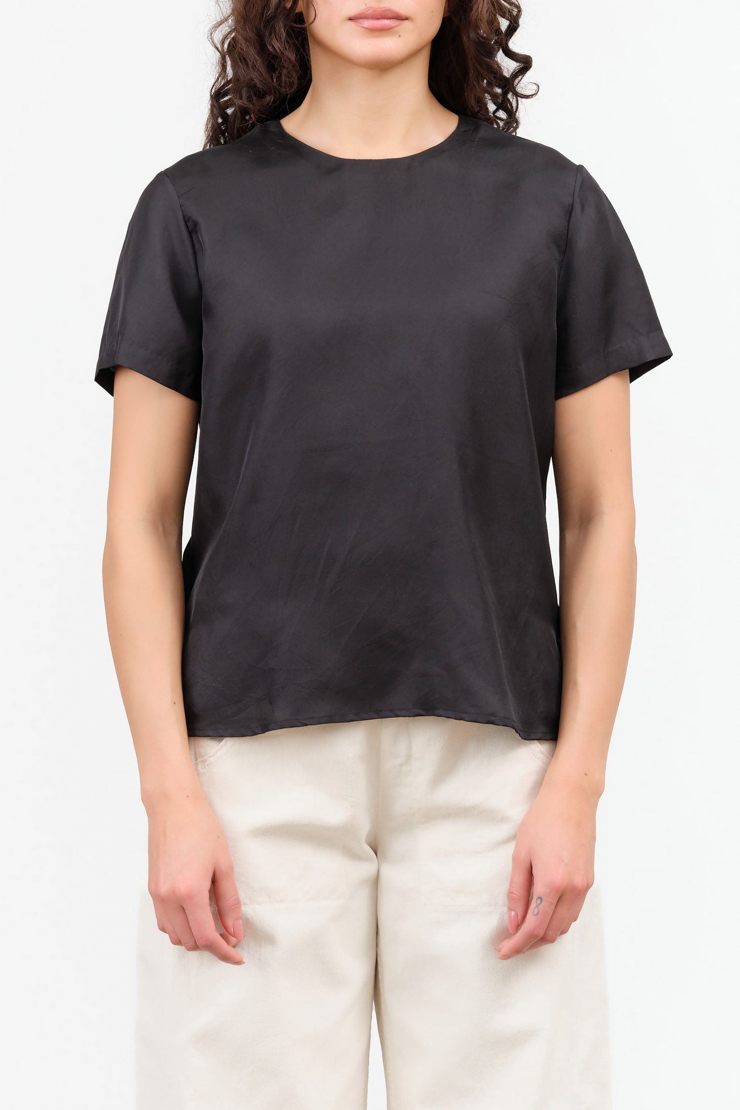 Rachel Comey Apparel Womens Blouses Delmara Top in Black