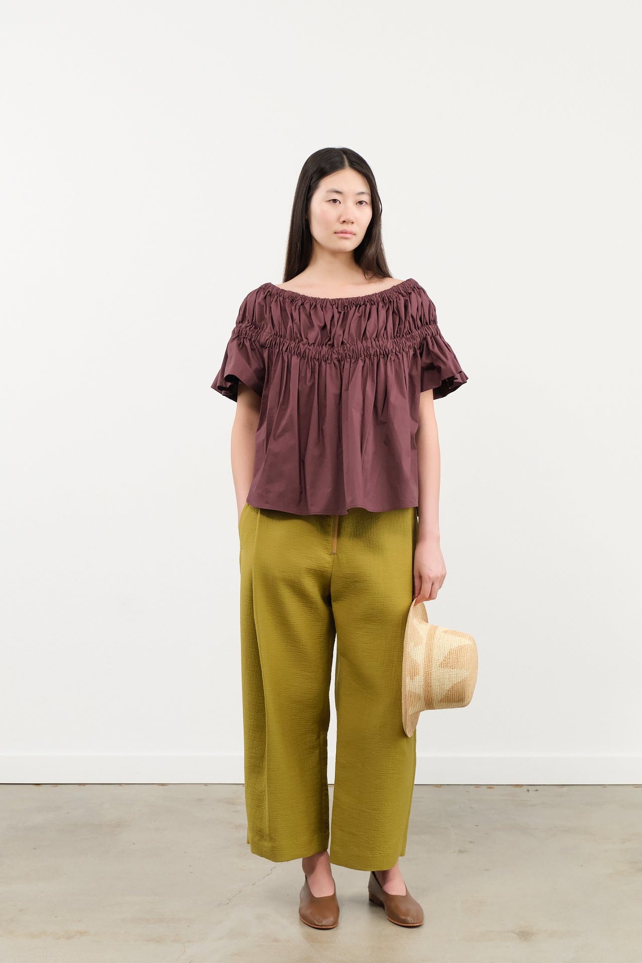 Rachel Comey Apparel Womens Pants Don Pant in Avocado