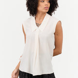 Rachel Comey Apparel Womens Blouses Duston Top in Ivory Ivory / 00