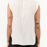 Rachel Comey Apparel Womens Blouses Duston Top in Ivory