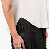 Rachel Comey Apparel Womens Blouses Duston Top in Ivory