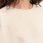 Rachel Comey Apparel Womens Blouses Fond Sweatshirt in Buff