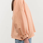 Rachel Comey Apparel Womens Lounge Fond Sweatshirt in Melon