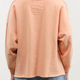 Rachel Comey Apparel Womens Lounge Fond Sweatshirt in Melon