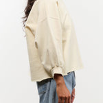 Rachel Comey Apparel Womens Blouses Fond Sweatshirt in Meringue