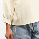 Rachel Comey Apparel Womens Blouses Fond Sweatshirt in Meringue