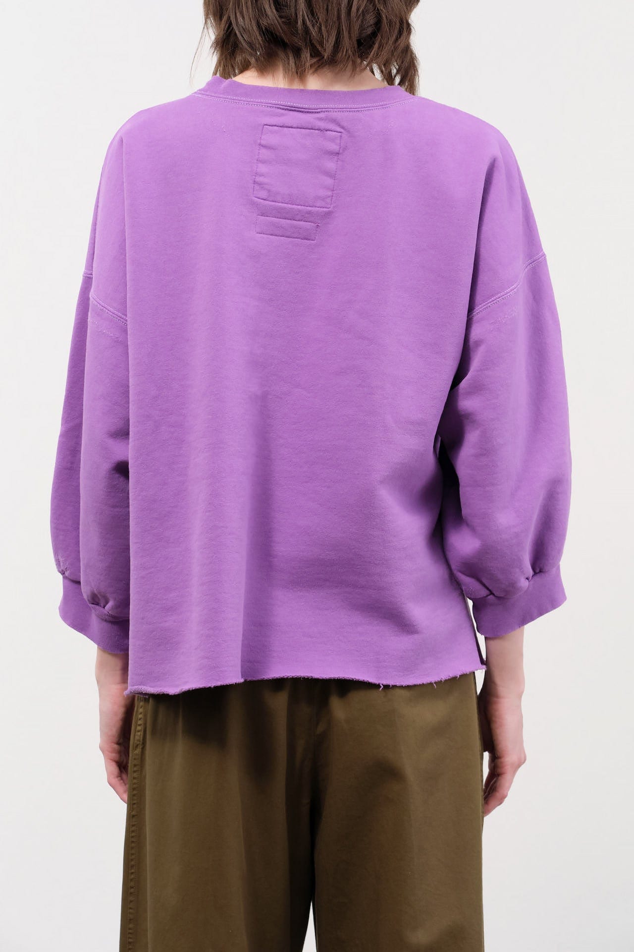 Rachel Comey Apparel Womens Lounge Fond Sweatshirt in Orchid