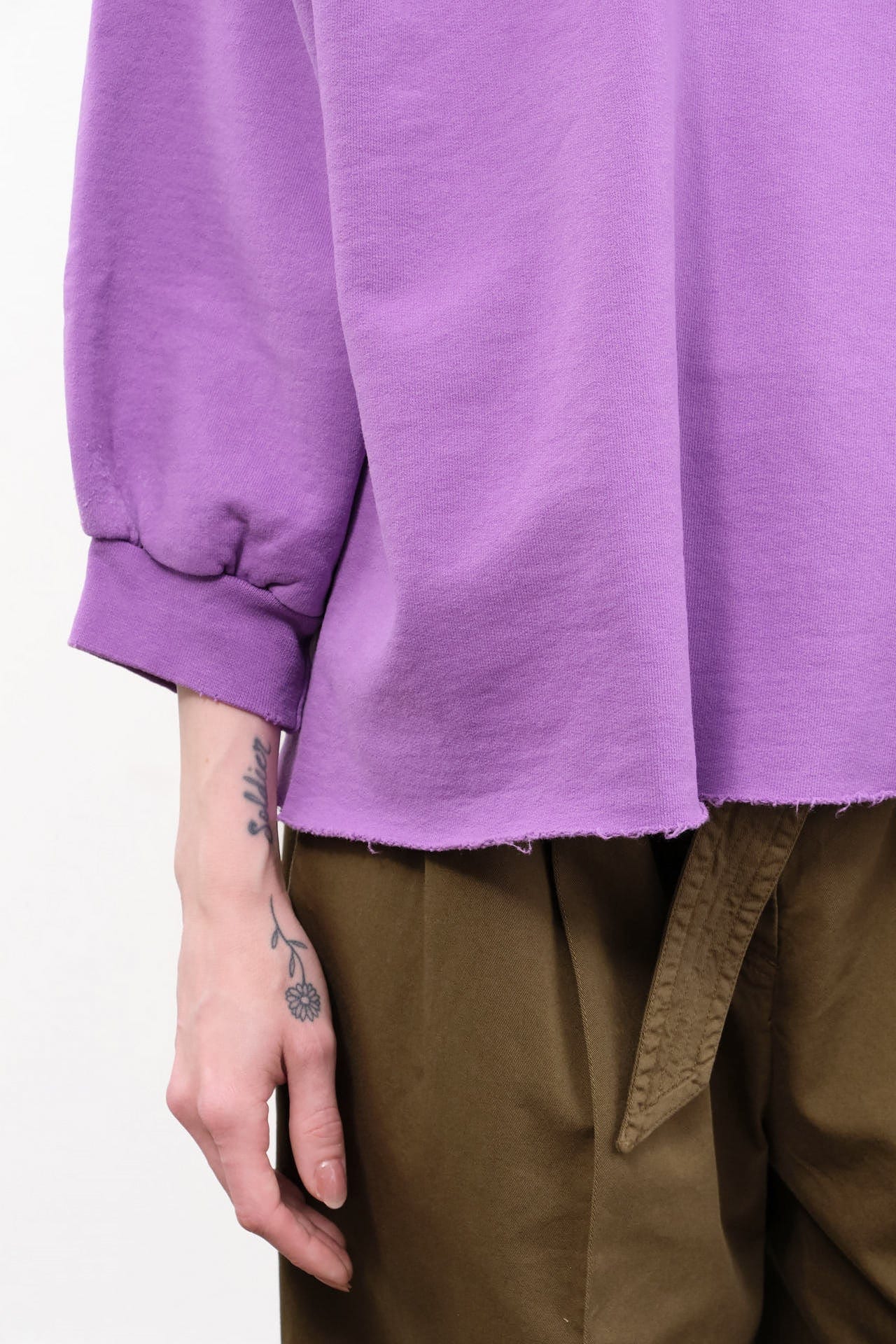 Rachel Comey Apparel Womens Lounge Fond Sweatshirt in Orchid