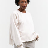 Rachel Comey Apparel Womens Blouses Fonder Sweatshirt in Dirty White Dirty White / XS/S