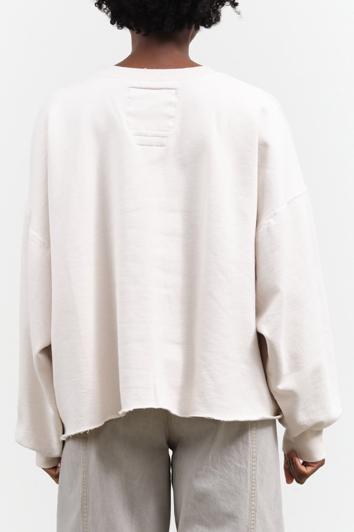 Rachel Comey Apparel Womens Blouses Fonder Sweatshirt in Dirty White Dirty White / XS/S