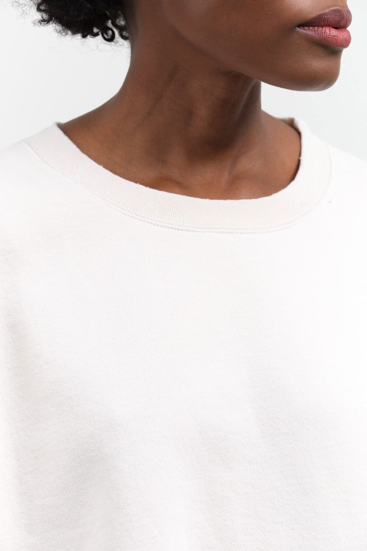 Rachel Comey Apparel Womens Blouses Fonder Sweatshirt in Dirty White Dirty White / XS/S