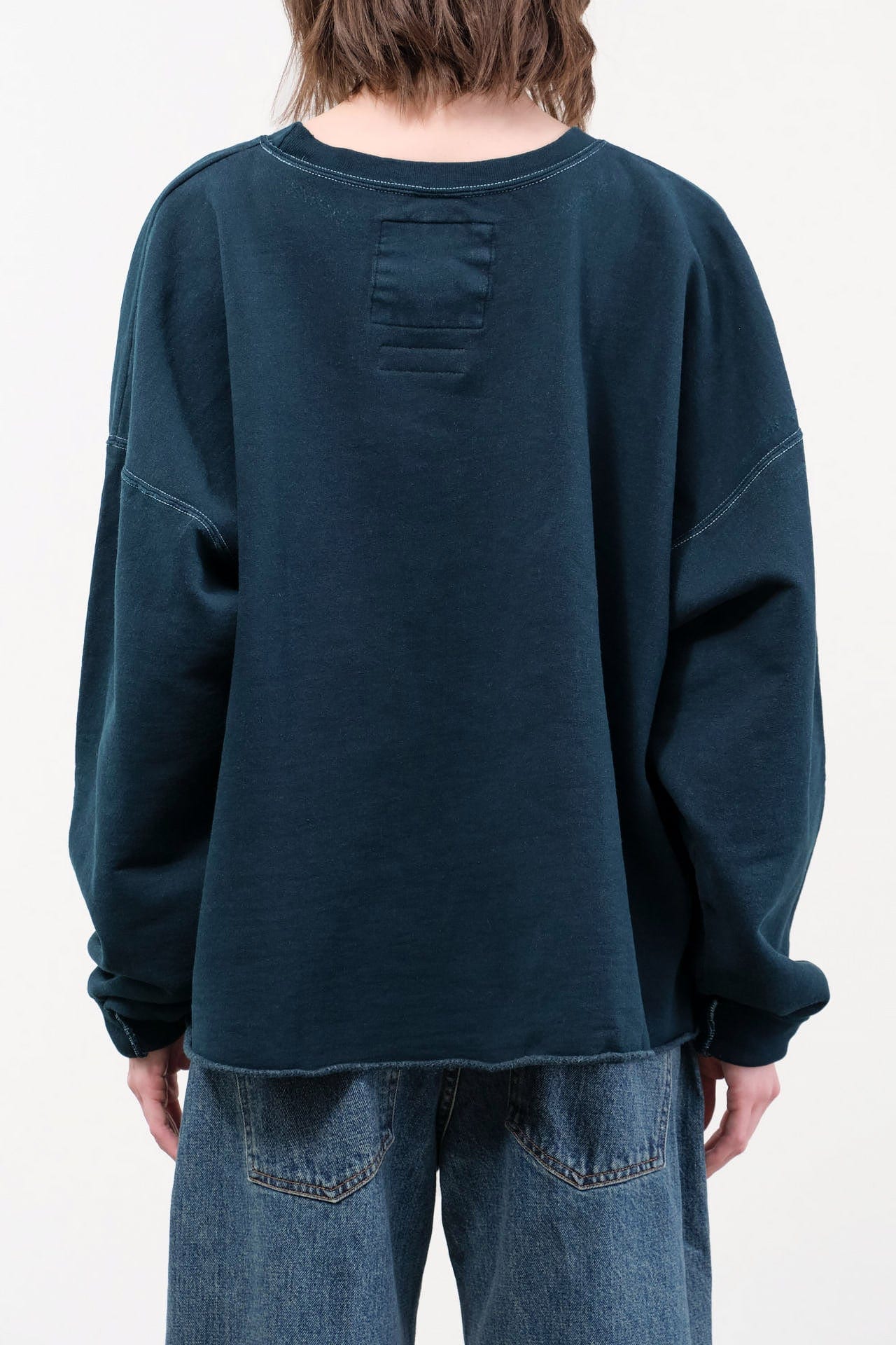Rachel Comey Apparel Womens Lounge Fonder Sweatshirt in Teal Teal / XS/S